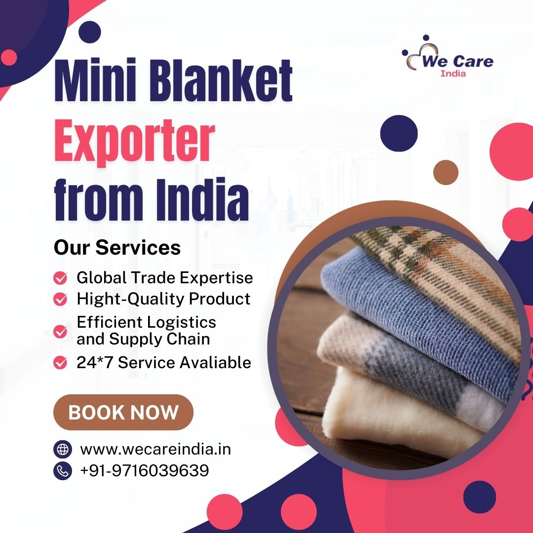 Mini Blanket Exporter from India